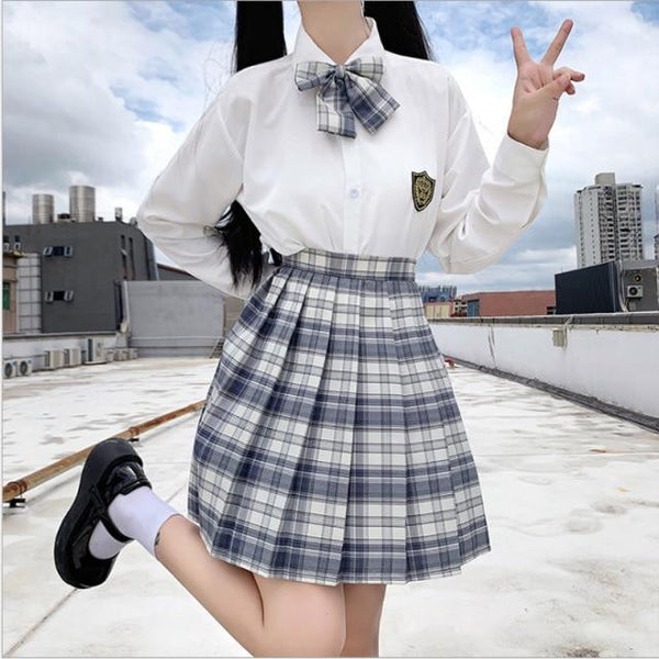 Korean High Waist Pleated Skirt (14 colors) Skirt Tokyo Dreams 1 XXL 