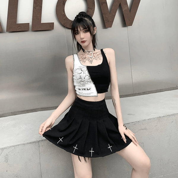 "Gothic Girl" Harajuku Skirt - Tokyo Dreams