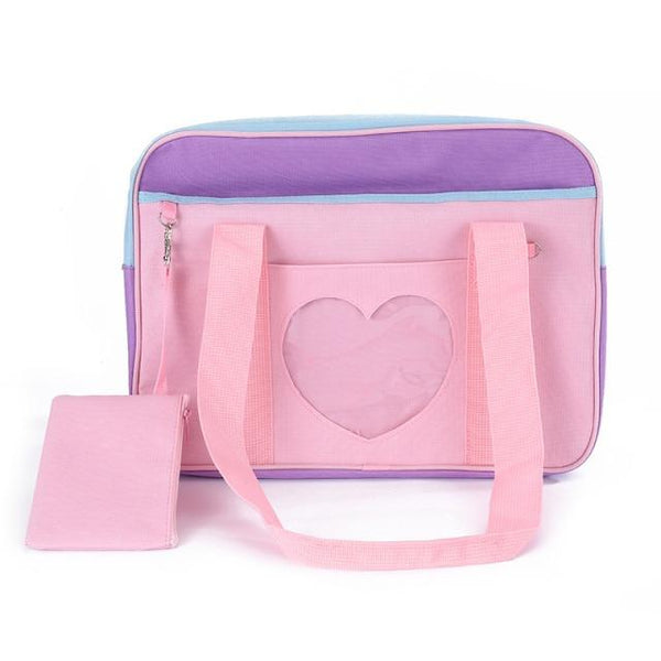 Candy Girl Pastel Shoulder Bag Purse Tokyo Dreams Pink (30cm<Max Length<50cm) 