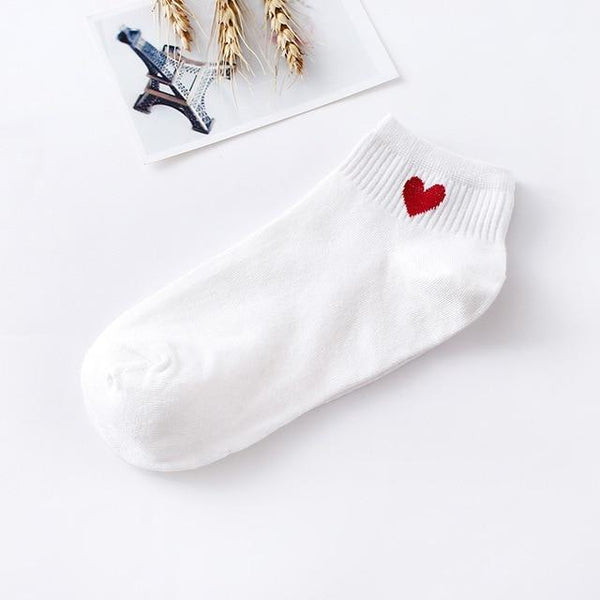 Simple Heart Kawaii Socks - Tokyo Dreams