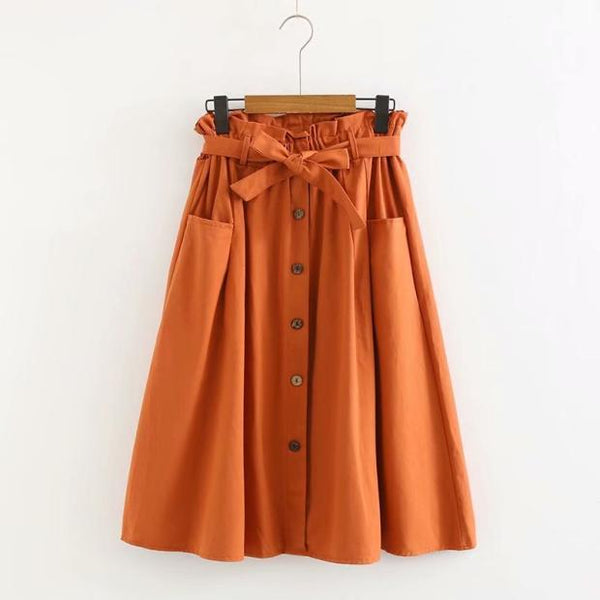 Mori Big Bow Long Skirt - Tokyo Dreams