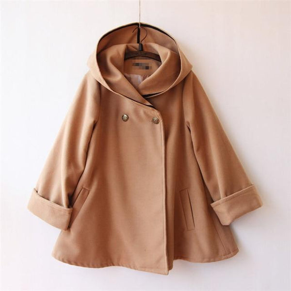 Classic Chic Japanese Hooded Cloak - Tokyo Dreams