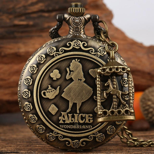 Retro Alice Pocket Watch Necklace Necklace Tokyo Dreams 