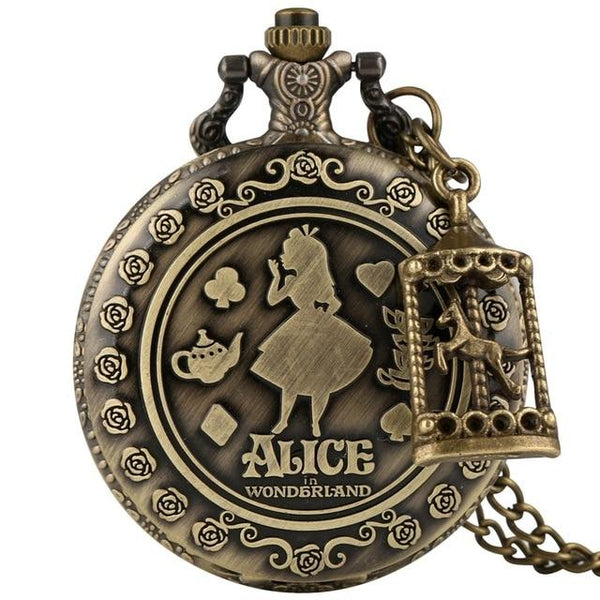 Retro Alice Pocket Watch Necklace Necklace Tokyo Dreams Carousel Accessory 1 