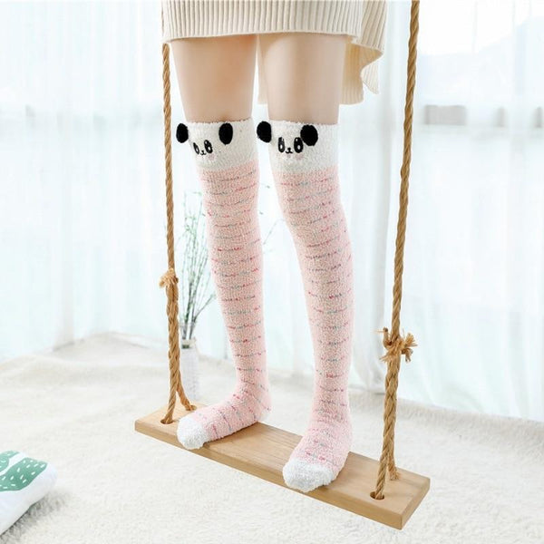 Mori Mouse Striped Stockings - Tokyo Dreams