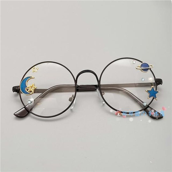 Kawaii Girl Japanese Style Glasses (20 styles) Glasses Tokyo Dreams Black 