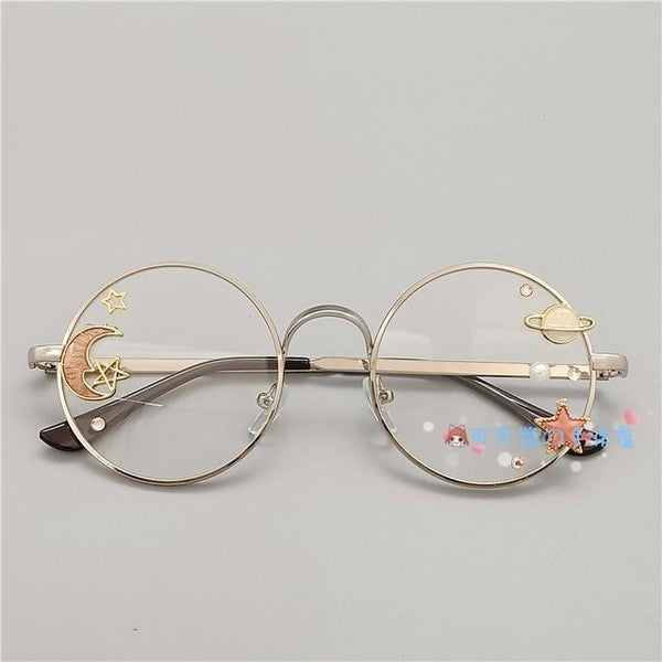 Kawaii Girl Japanese Style Glasses (20 styles) Glasses Tokyo Dreams Silver 