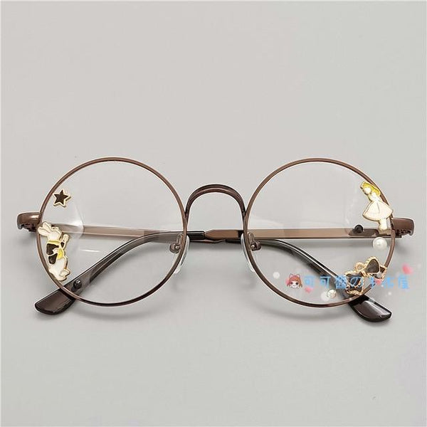 Kawaii Girl Japanese Style Glasses (20 styles) Glasses Tokyo Dreams Copper 2 