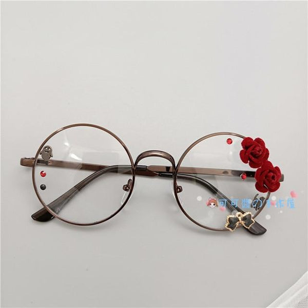 Kawaii Girl Japanese Style Glasses (20 styles) Glasses Tokyo Dreams Copper 4 