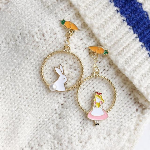 Bunny Princess Kawaii Earrings - Tokyo Dreams