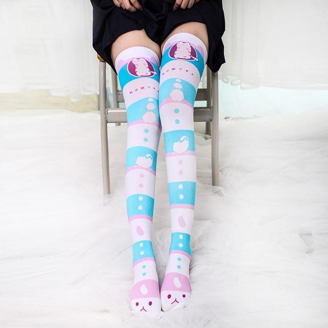Kitty Paw Pastel Kawaii Stockings - Tokyo Dreams