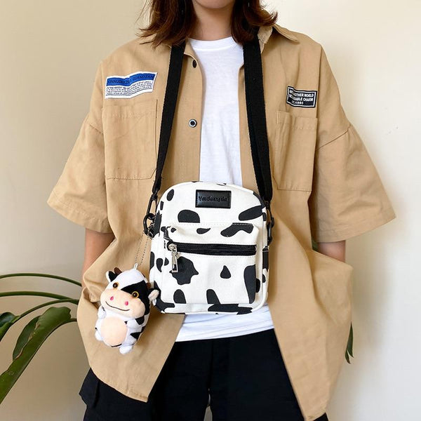 Cow Print Crossbody Bag - Tokyo Dreams