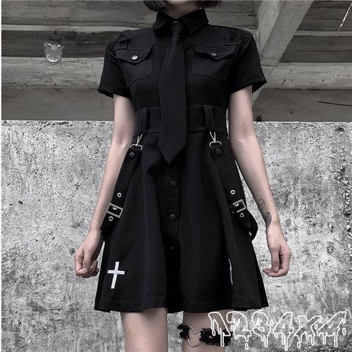 Taboo Girl Harajuku Goth Dress Dress Tokyo Dreams 