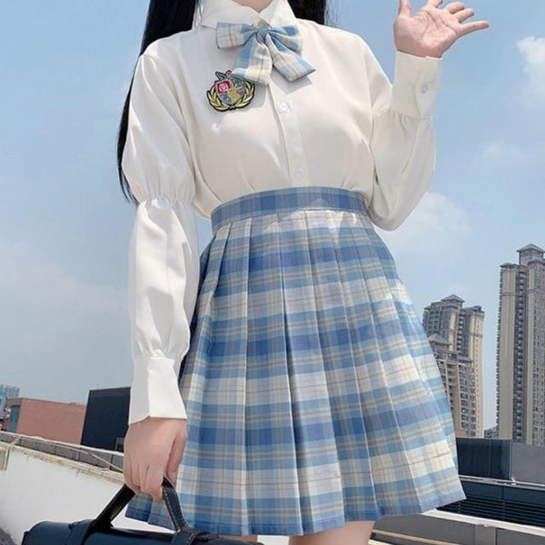 Korean High Waist Pleated Skirt (14 colors) Skirt Tokyo Dreams 5 XXL 