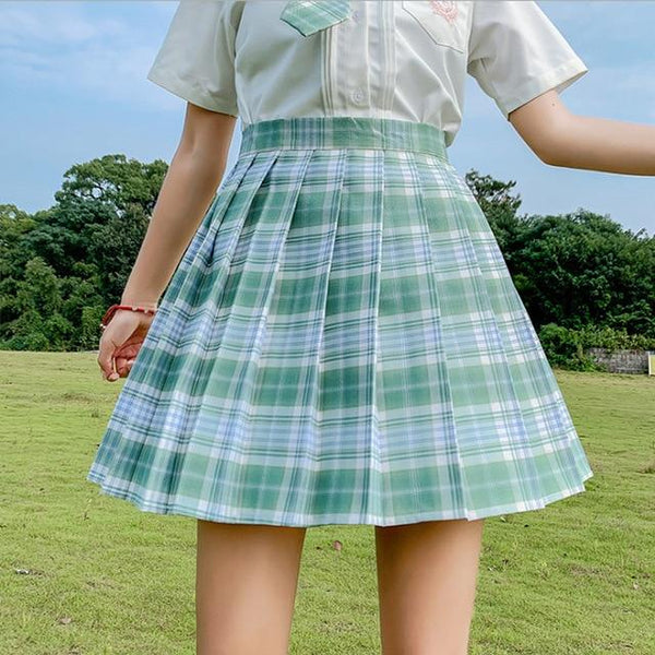 Korean High Waist Pleated Skirt (14 colors) Skirt Tokyo Dreams 9 XXL 