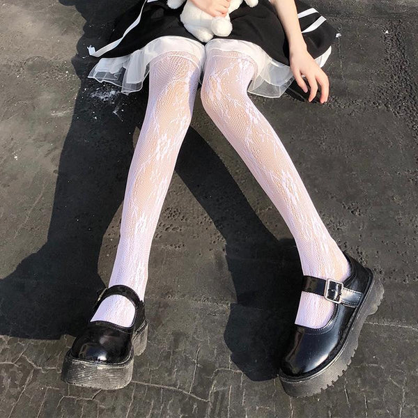 Retro Goth Kawaii Doll Stockings (4 styles) Stockings Tokyo Dreams 
