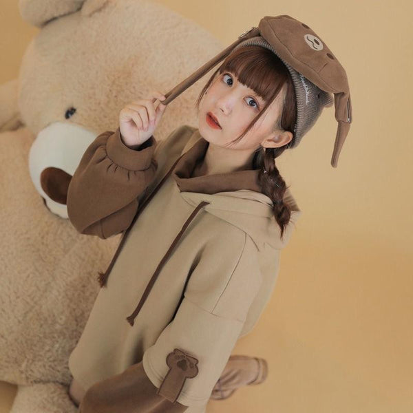 Anime Bear Kawaiii Hoodie Hoodie Tokyo Dreams 
