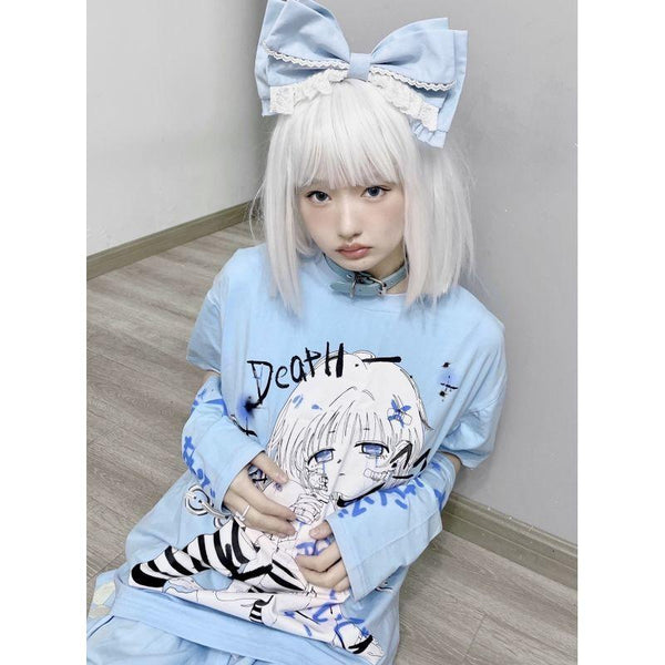 Harajuku Anime Goth Tee and Sleeves T-Shirt Tokyo Dreams 