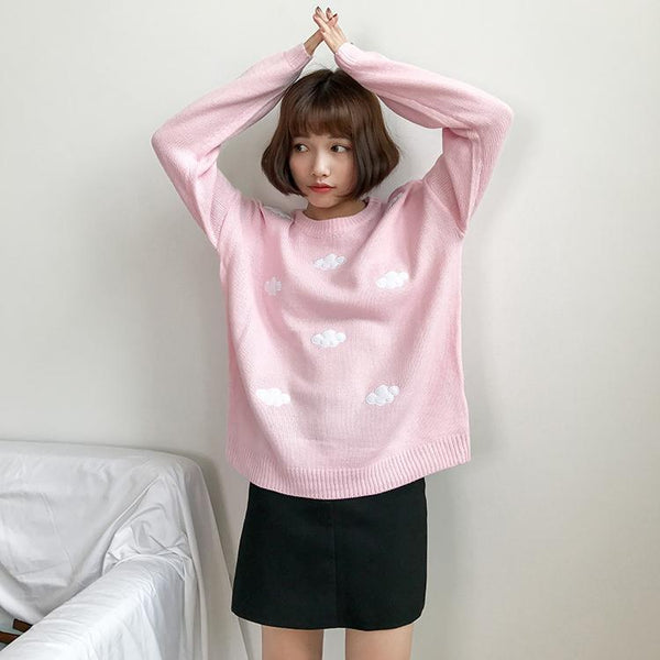 Kawaii Cloud Sweater - Tokyo Dreams