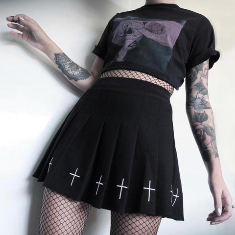 "Gothic Girl" Harajuku Skirt - Tokyo Dreams