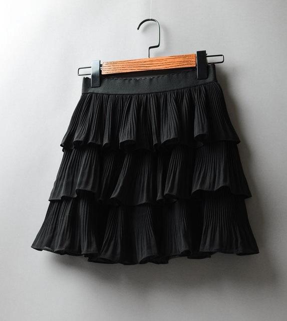 Kawaii Classic Frilled Chiffon Skirt - Tokyo Dreams